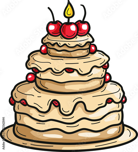 Vectorized Temptations Exploring Sweet Confections