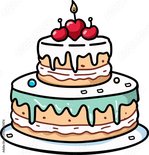 Vectorized Temptations Exploring Sweet Indulgence