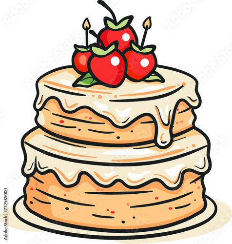 Vectorized Delicacies Crafting Designing and Creating Irresistible Tempting and Delicious Cake Designs with Precision Expertise and Attention to Detail that Evoke Emotion and Wonder Inspire Creativi