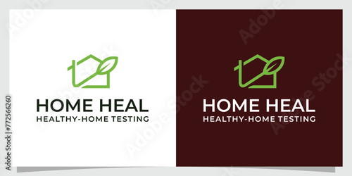 green house logo Green House Logo Template Design Vector Illustration