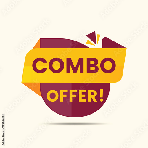 Combo offer sale discount banner design vector