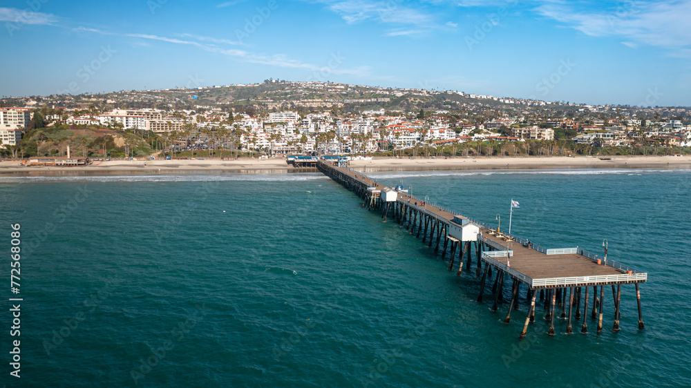 San Clemente Pier Extending Into Water San Clemente Pier Extending Into Water
