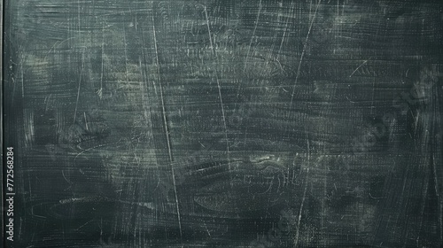 Textured background of empty chalkboard. Blackboard for writing