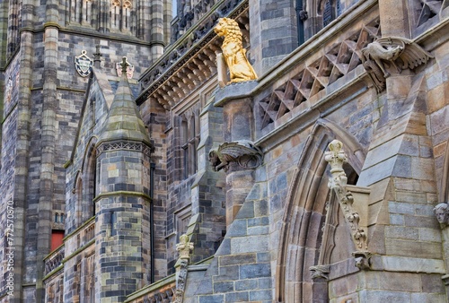 elements of town hall in rochdale photo