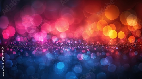 Abstract blurred bokeh colorful dot background