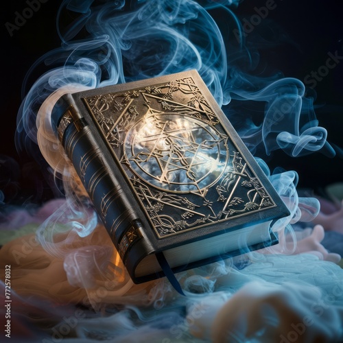 Mystery Literature: The Book of Magic in the Clouds of Mist,mysterious, literature, mystery, magic, symbolism photo