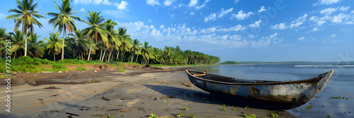 Tranquil Allure of the Konkan Coast: A Perfect Blend of Serene Seascape, Verdant Flora, and Rich Culture photo