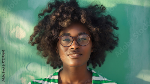 Retrato de una mujer afroamericana  photo