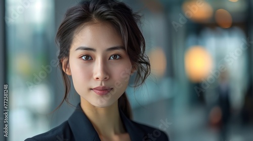 Confident Asian businesswoman