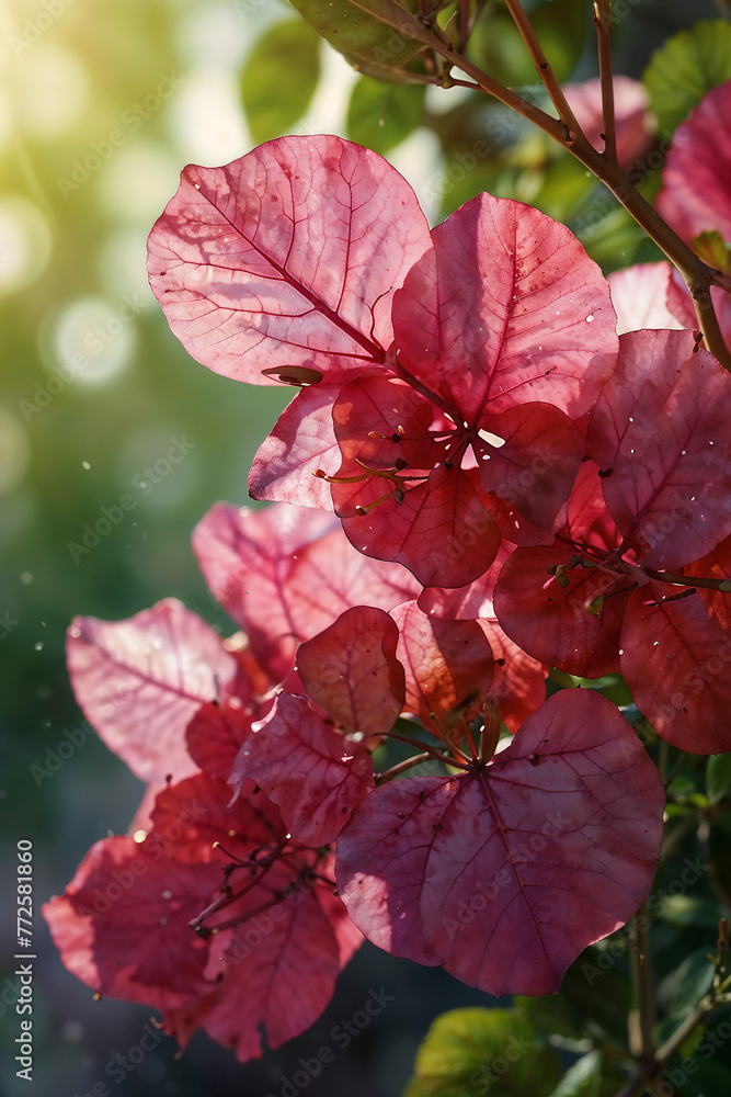 Watercolor Flowering Bougainvillea