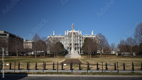 Foto The Eisenhower Executive Office Building, a US government building in Washington, D