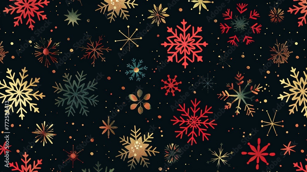 Christmas, New Year.Festival, celebration concept, Abstract seamless pattern. AI generated Christmas, New Year.Festival, celebration concept, Abstract seamless pattern. AI generated