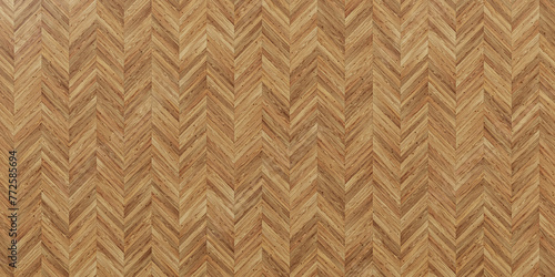 Seamless wood parquet texture herringbone light brown
 photo