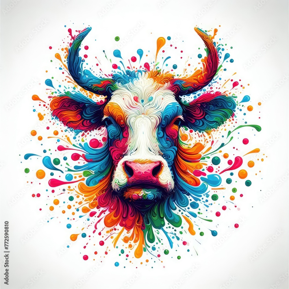 Isolated Colorful Animal on a Clear PNG Canvas, Generative AI Isolated Colorful Animal on a Clear PNG Canvas, Generative AI