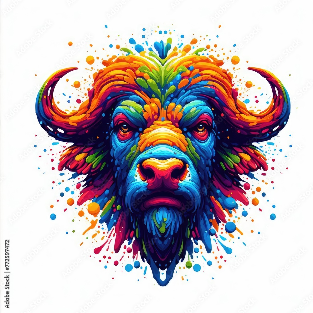 Isolated Colorful Animal on a Clear PNG Canvas, Generative AI Isolated Colorful Animal on a Clear PNG Canvas, Generative AI