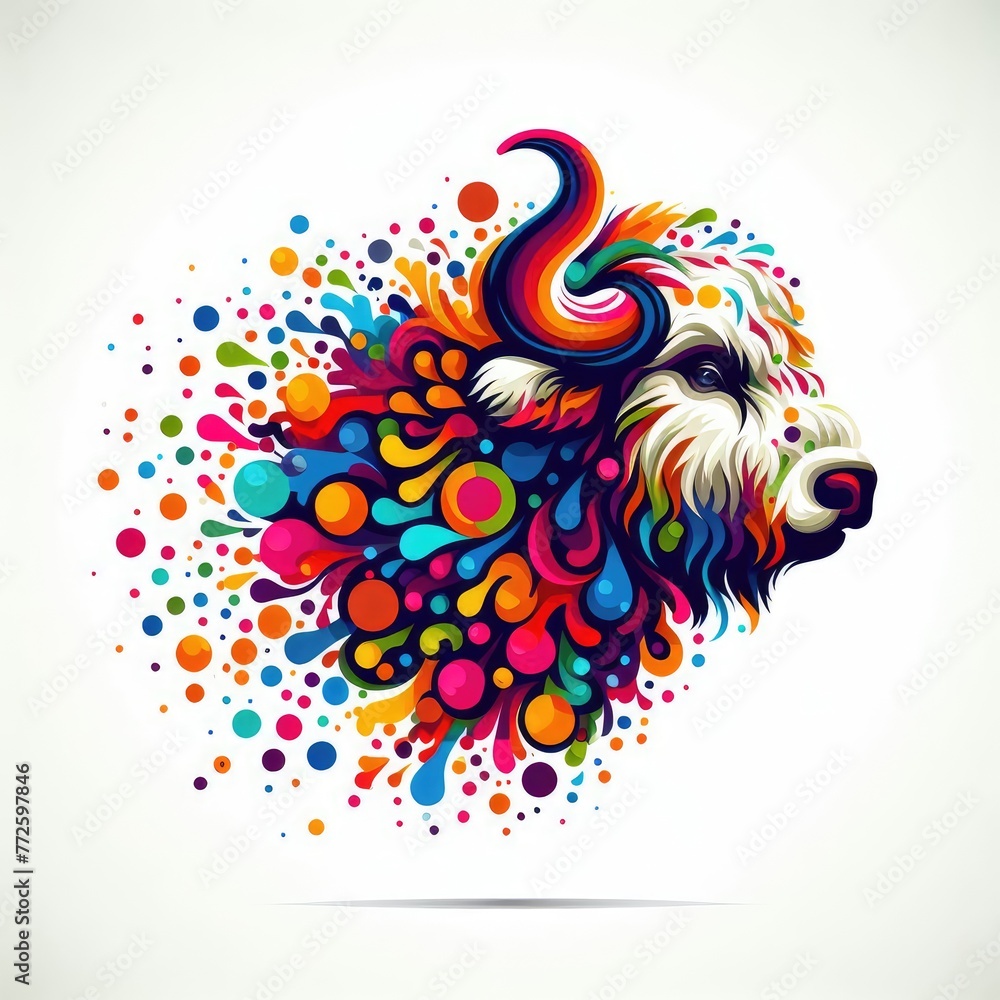 Isolated Colorful Animal on a Clear PNG Canvas, Generative AI