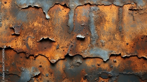 Rust Metal Texture Background. Generative AI