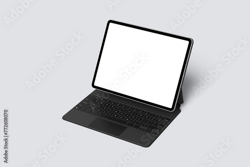 Tablet blank screen mockup	