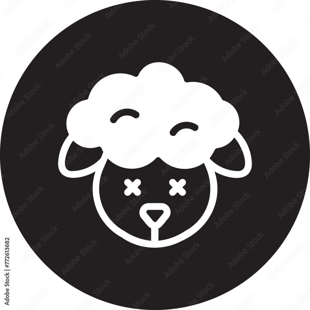 lamb glyph icon lamb glyph icon