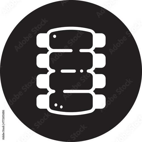 ribs glyph icon