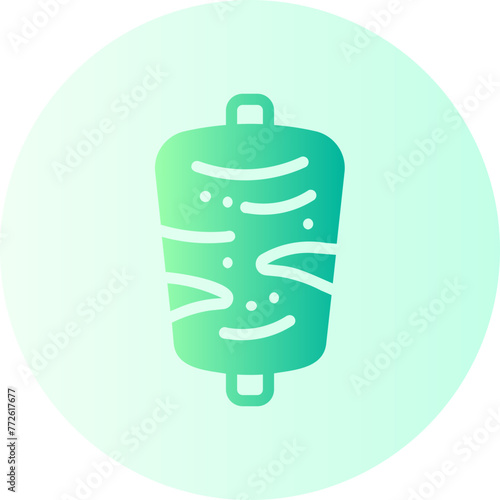 doner kebab gradient icon