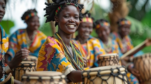 Analyze the cultural significance of music and dance in indigenous African education. photo
