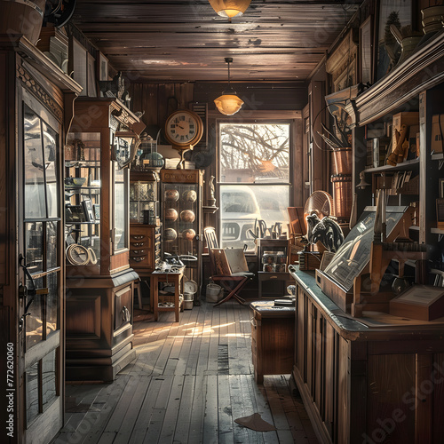 Nostalgic Kansas City Antique Shop filled with Historical Treasures and Timeless Wares © Tyler
