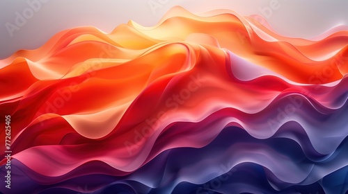 Vibrant Purple, Red, and Orange Wavey Texture Background