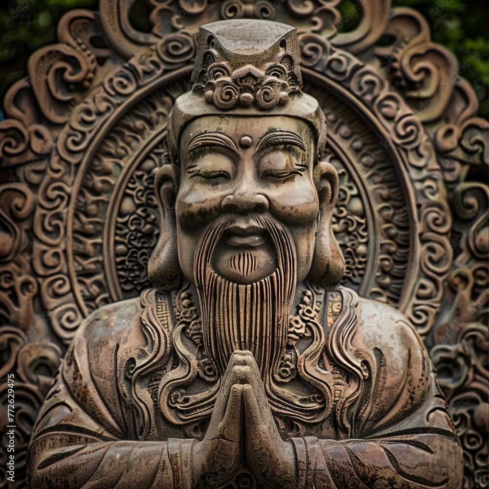 Naklejka premium buddha statue