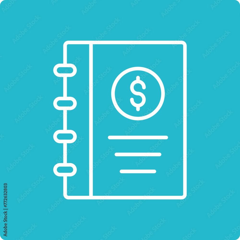 Accounting Book Icon Accounting Book Icon