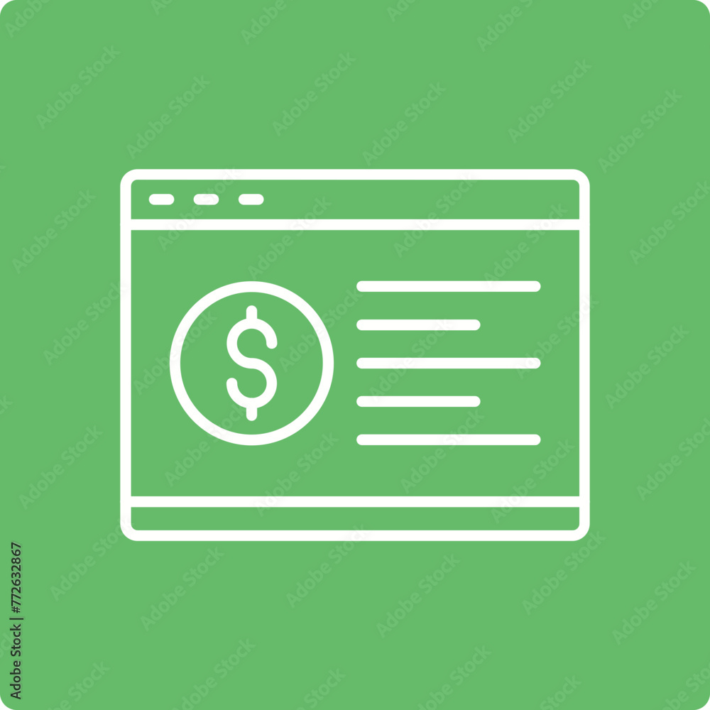 Online Business Icon Online Business Icon