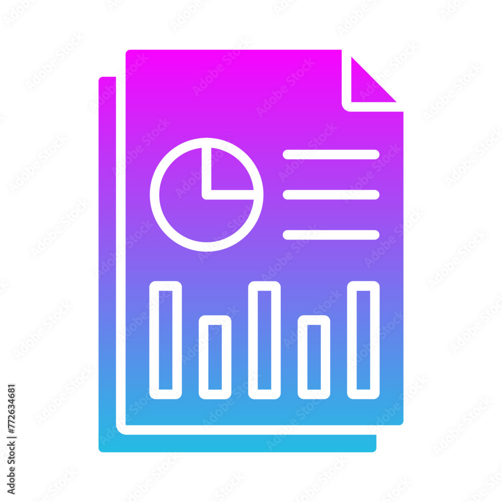 Business Report Icon Business Report Icon