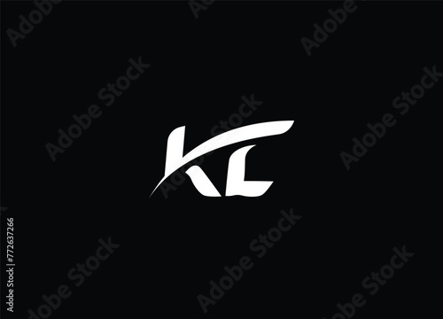 Abstract Initials  KL  Logo Design and Creative Logo photo