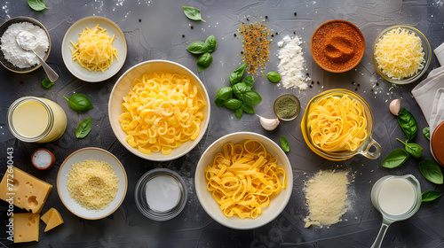 Step by Step Visual Guide of a Cheesy Pasta Recipe
