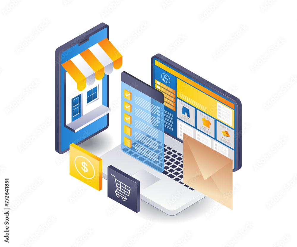 Development of technological e-commerce applications