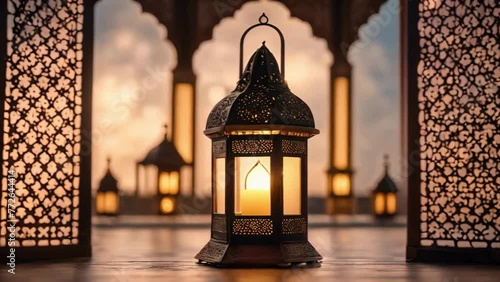 lantern in the night