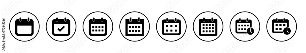 Calendar icon vector illustration. Calender sign and symbol. Schedule icon symbol Calendar icon vector illustration. Calender sign and symbol. Schedule icon symbol