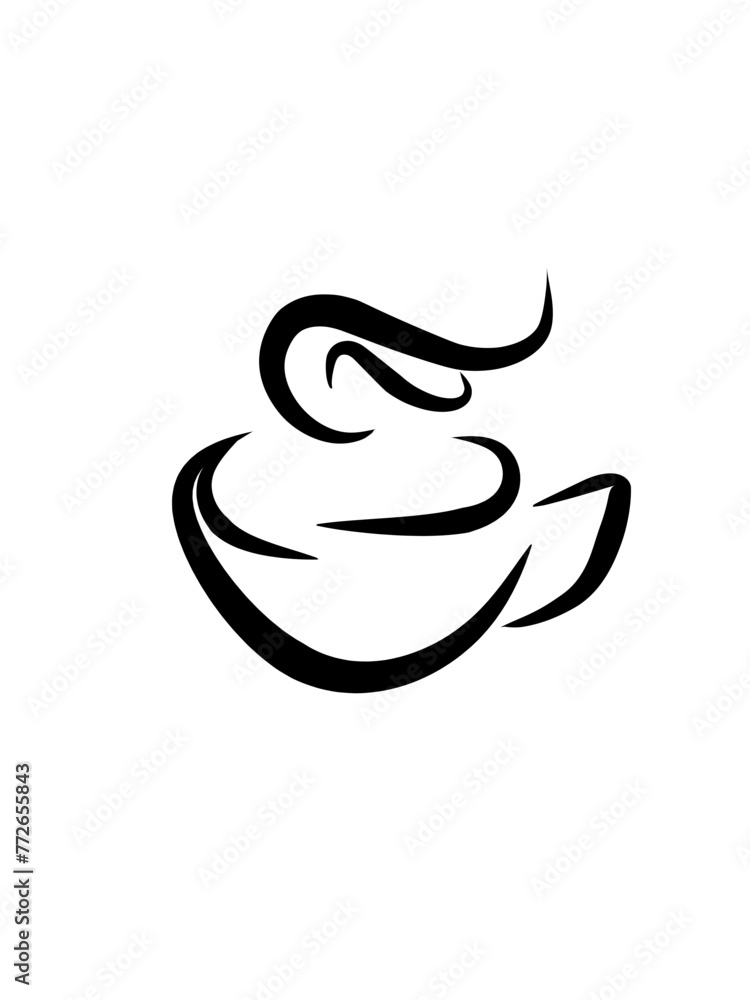 coffee cafe logo illustration design template coffee cafe logo illustration design template