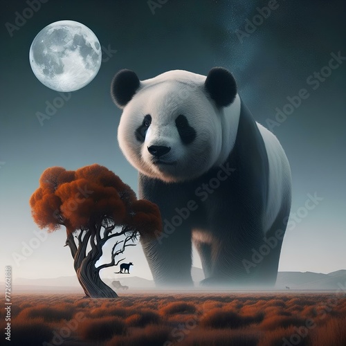 the panda and the moon