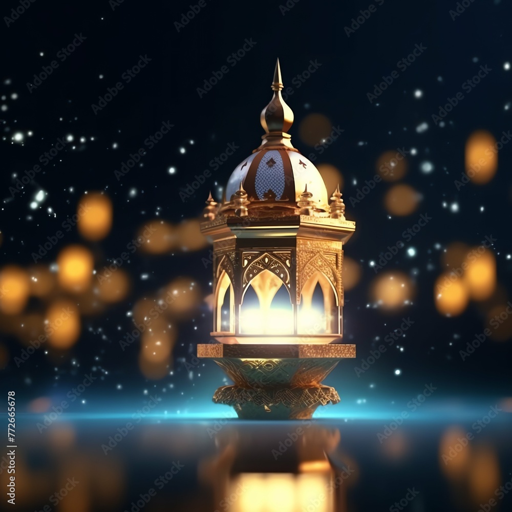 Eid mubarak and ramadan kareem greetings with islamic lantern and mosque. Eid al fitr background Eid mubarak and ramadan kareem greetings with islamic lantern and mosque. Eid al fitr background