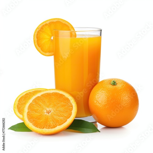 orange juice and orange