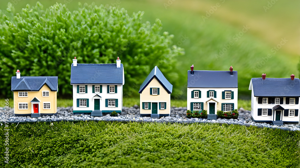 house miniature, house mortgage loan, house debt, real estate loan, real estate contract, AI generated house miniature, house mortgage loan, house debt, real estate loan, real estate contract, AI generated