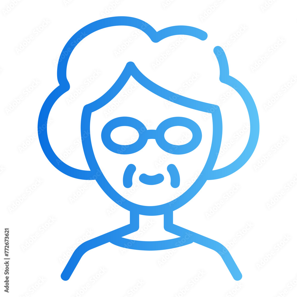 Fototapeta premium mother gradient icon