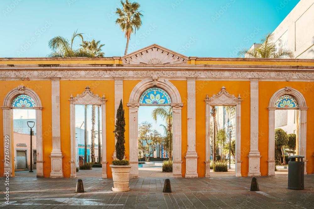 Obraz premium entrance to the town hall aguascalientes