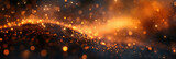 sparks background with bokeh lights