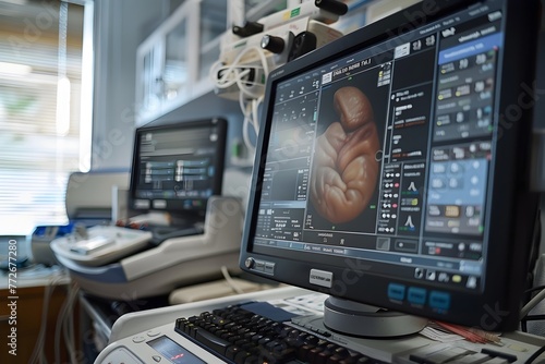 Doctor's Dedicated Ultrasound Examination for Comprehensive Prenatal Care photo