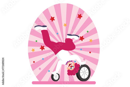 April Fools Flat Design Illustration