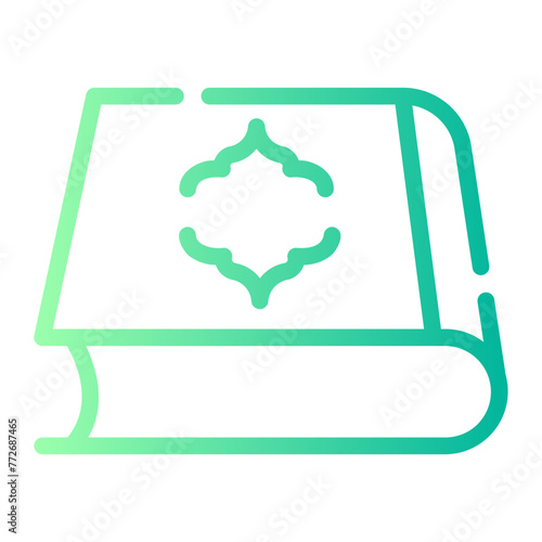 quran Line Gradient Icon