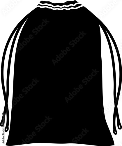 Swim Bag Icon Vector