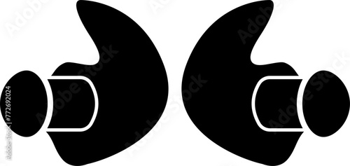 Earplugs Icon Vector